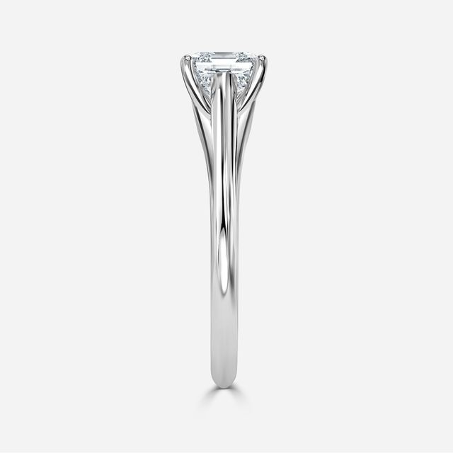 Olina White Gold Solitaire Engagement Ring