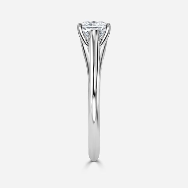 Olina White Gold Solitaire Engagement Ring