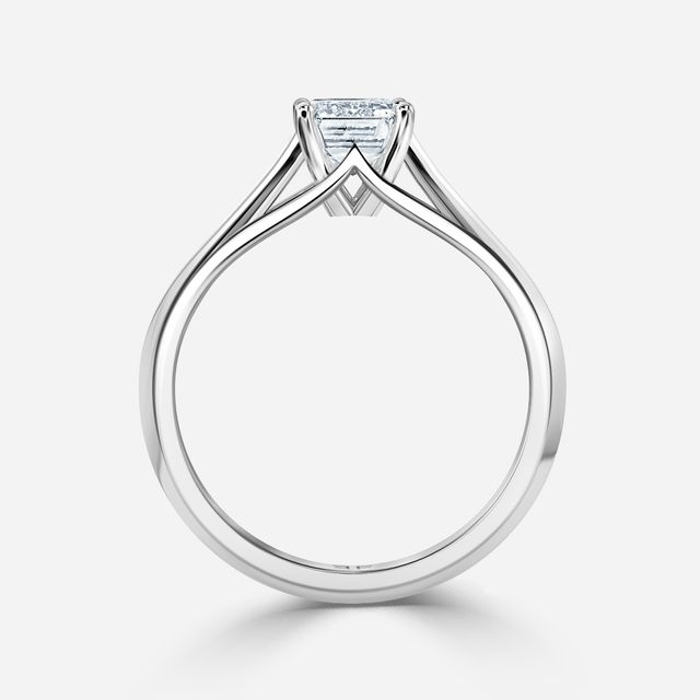 Olina White Gold Solitaire Engagement Ring