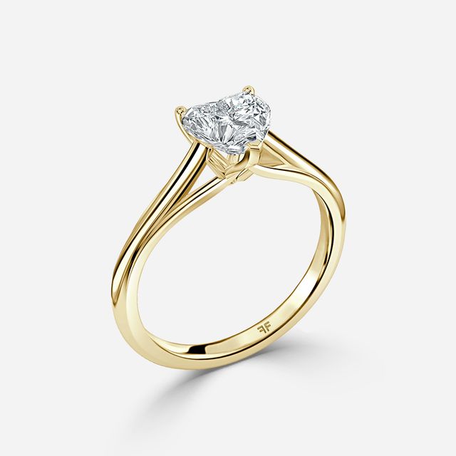Olina Yellow Gold Solitaire Engagement Ring