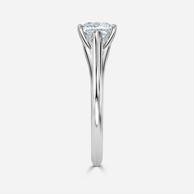 Olina White Gold Solitaire Engagement Ring