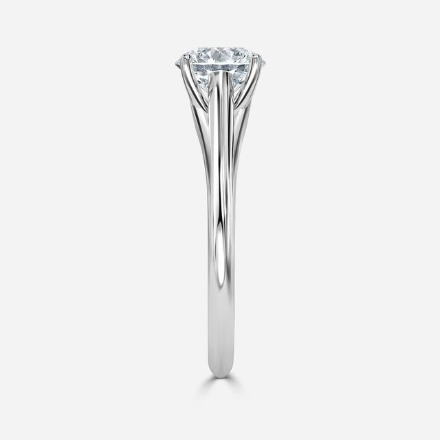 Olina Platinum Solitaire Engagement Ring
