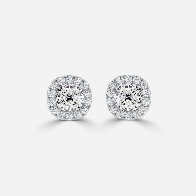 Flur Cushion Diamond In White Gold