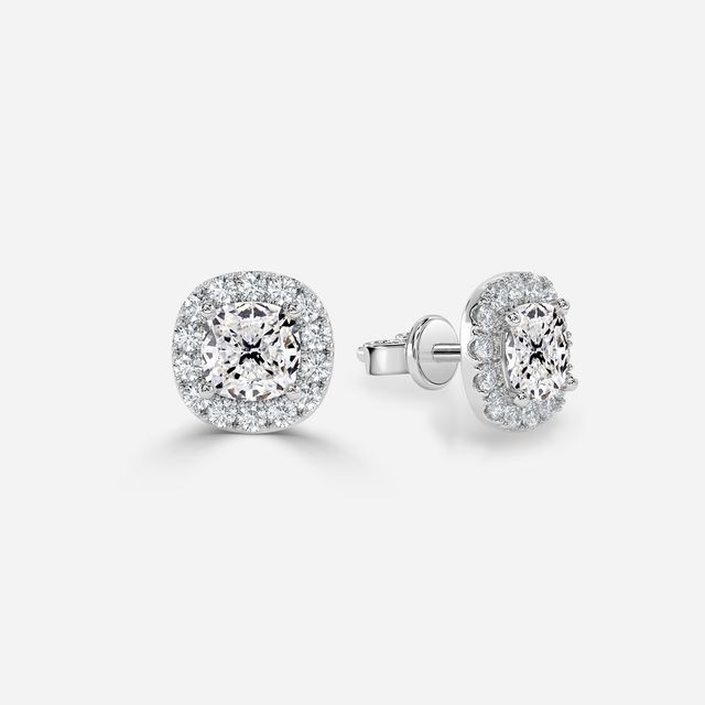 Flur Cushion Diamond In White Gold