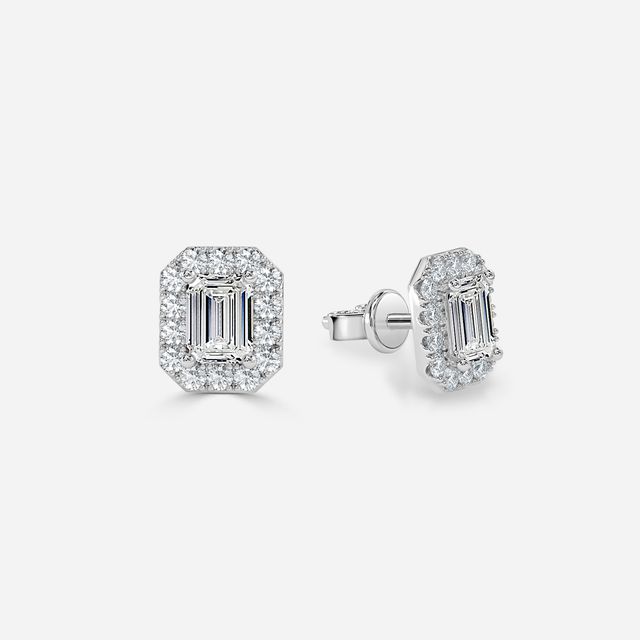 Flur Emerald Diamond In White Gold
