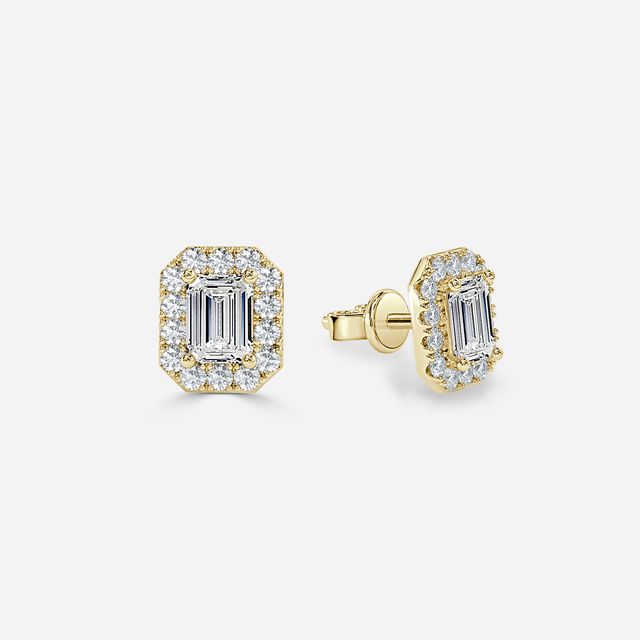 Flur Emerald In Yellow Gold
