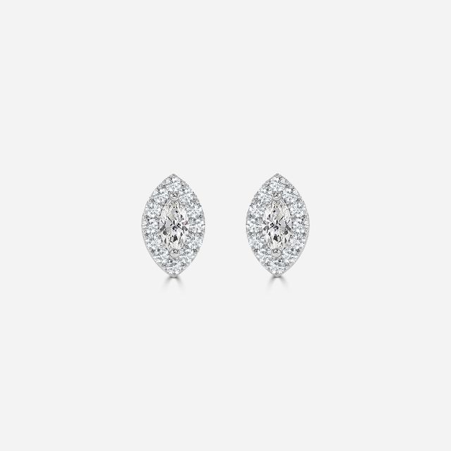 Flur Marquise In White Gold