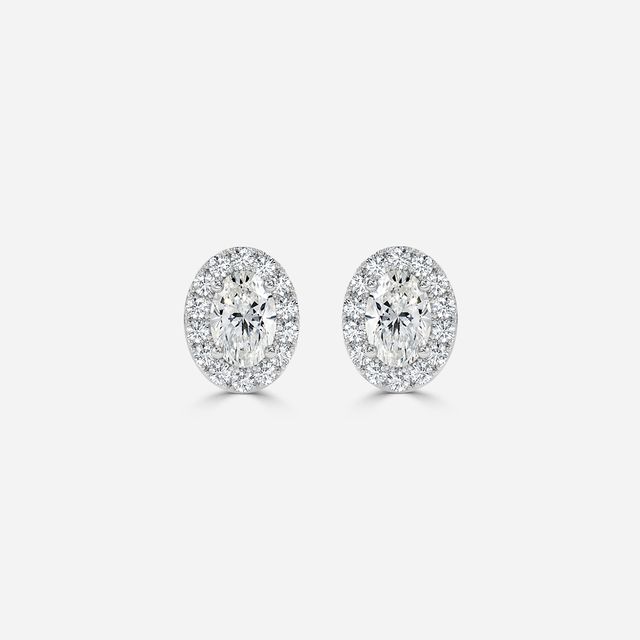 Flur Oval Diamond In White Gold
