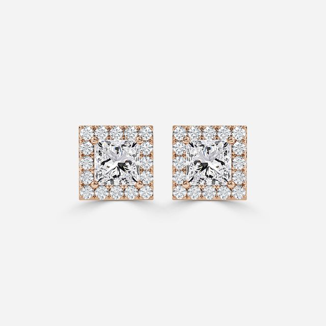 Flur Princess Diamond In Rose Gold