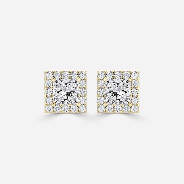 Flur Princess Diamond In Yellow Gold
