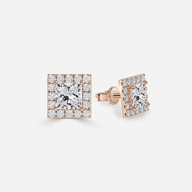 Flur Princess Diamond In Rose Gold