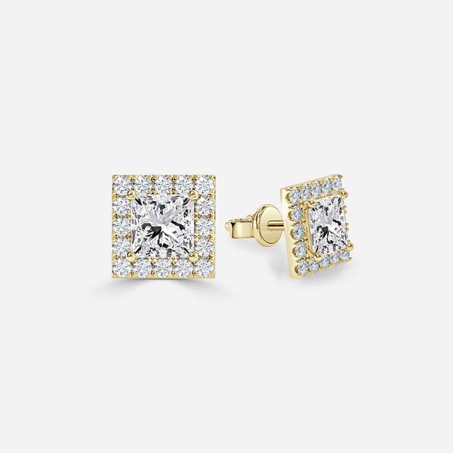 Flur Princess Diamond In Yellow Gold