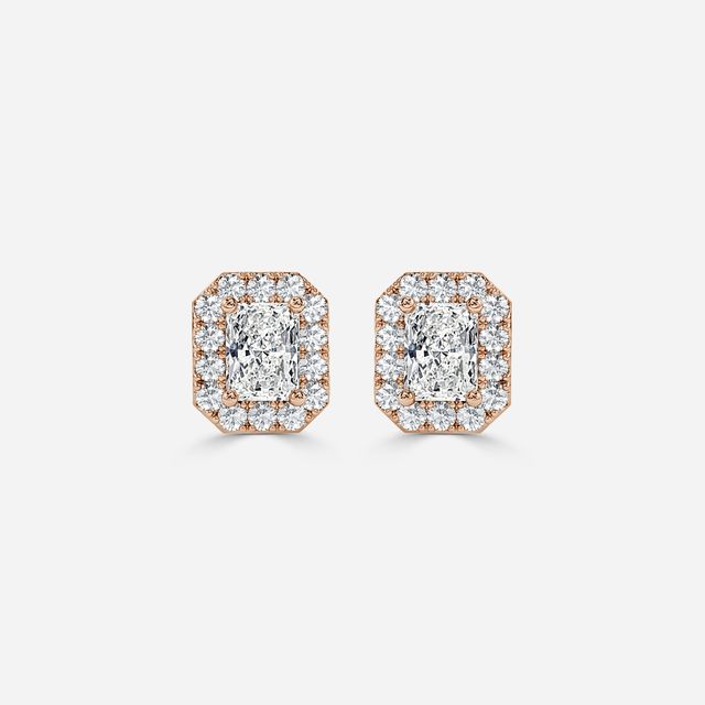 Flur Radiant Diamond In Rose Gold
