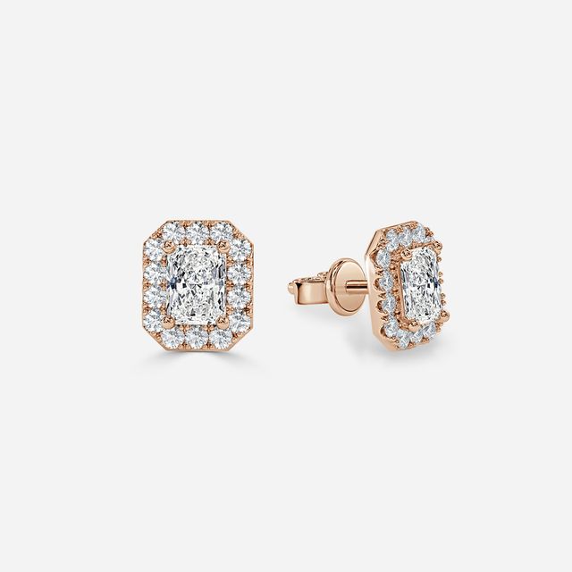 Flur Radiant Diamond In Rose Gold