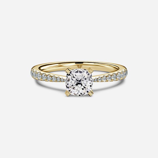Firefly Yellow Gold Engagement Ring
