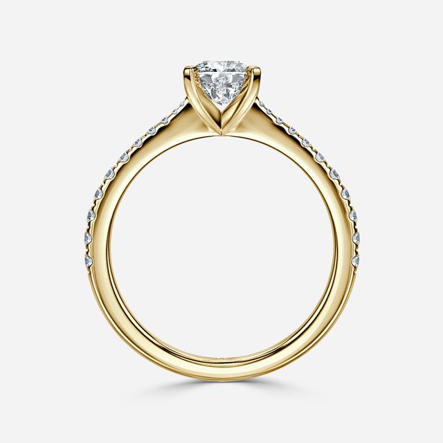 Firefly Yellow Gold Engagement Ring