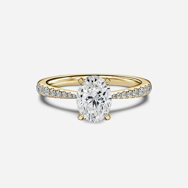 Firefly Yellow Gold Engagement Ring
