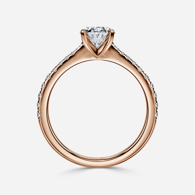 Firefly Rose Gold Engagement Ring