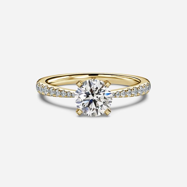 Firefly Yellow Gold Engagement Ring