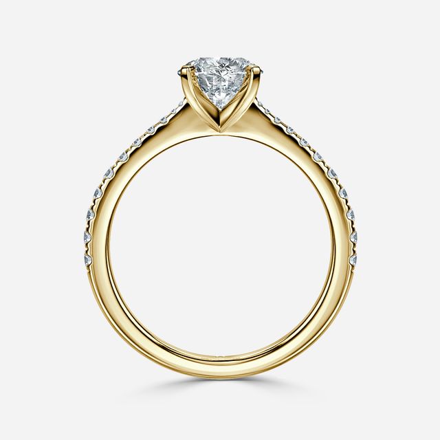 Firefly Yellow Gold Engagement Ring