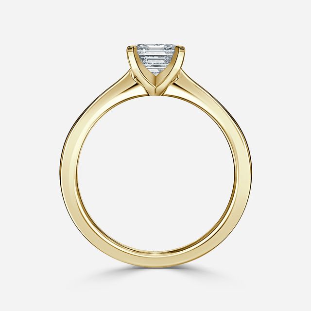 Firefly Yellow Gold Solitaire Engagement Ring
