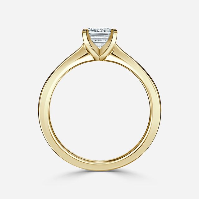 Firefly Yellow Gold Solitaire Engagement Ring