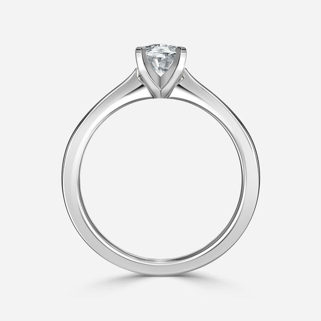 Firefly Platinum Solitaire Engagement Ring