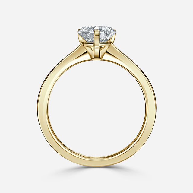 Firefly Yellow Gold Solitaire Engagement Ring