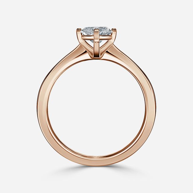 Firefly Rose Gold Solitaire Engagement Ring