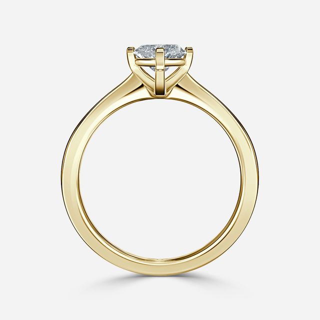 Firefly Yellow Gold Solitaire Engagement Ring