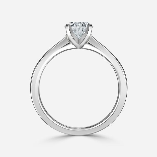 Firefly Platinum Solitaire Engagement Ring