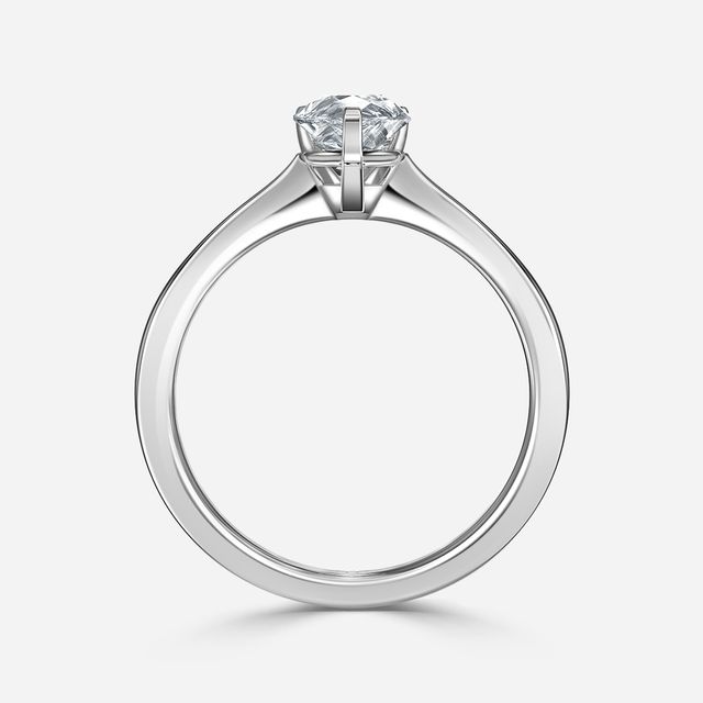 Firefly Platinum Solitaire Engagement Ring