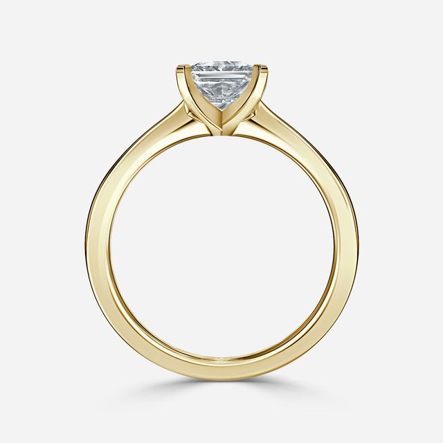 Firefly Yellow Gold Solitaire Engagement Ring