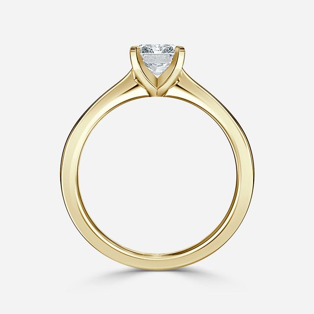Firefly Yellow Gold Solitaire Engagement Ring