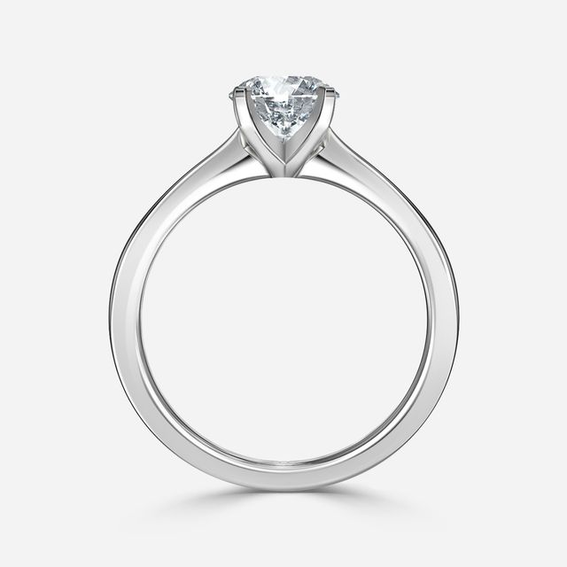 Firefly Platinum Solitaire Engagement Ring