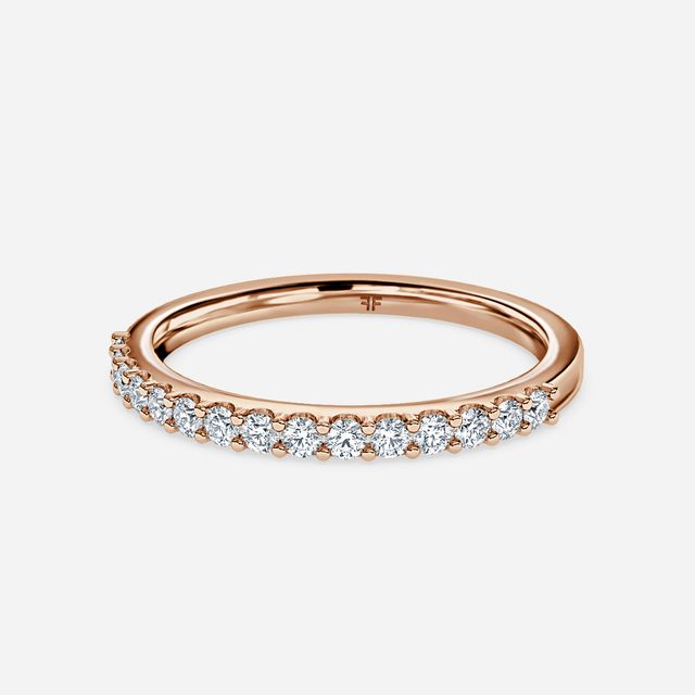 Vaze 1.70mm Wedding Ring In Rose Gold