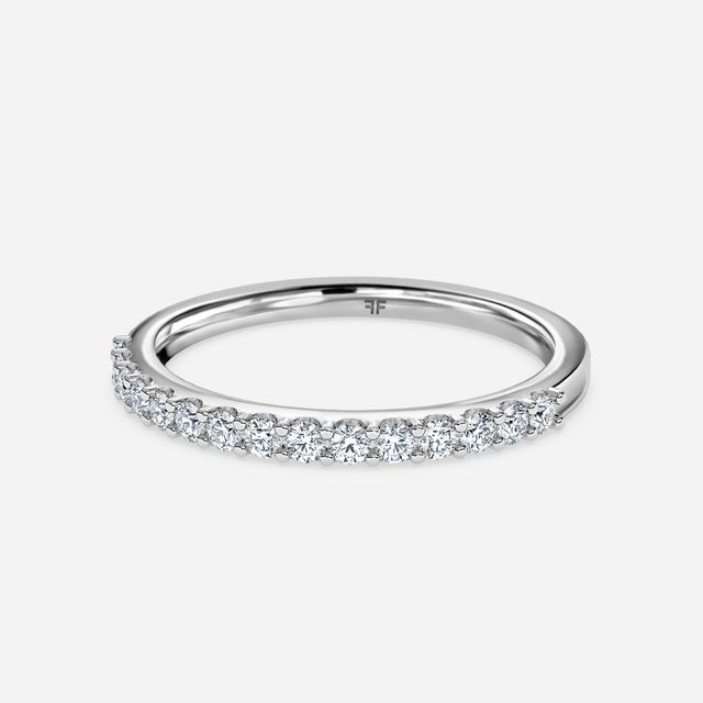 Vaze 1.70mm Wedding Ring In White Gold