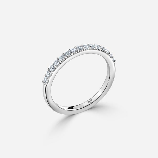 Vaze 1.70mm Wedding Ring In White Gold