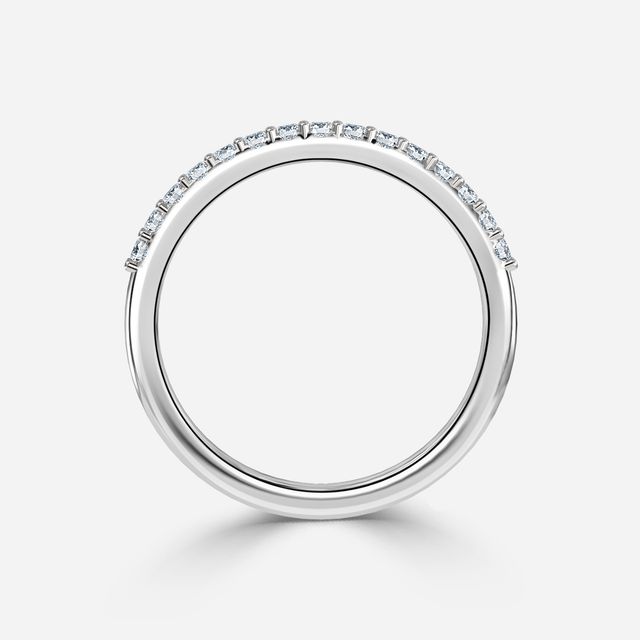 Vaze 1.70mm Wedding Ring In White Gold