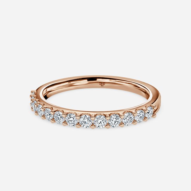 Vaze 2.00mm Wedding Ring In Rose Gold