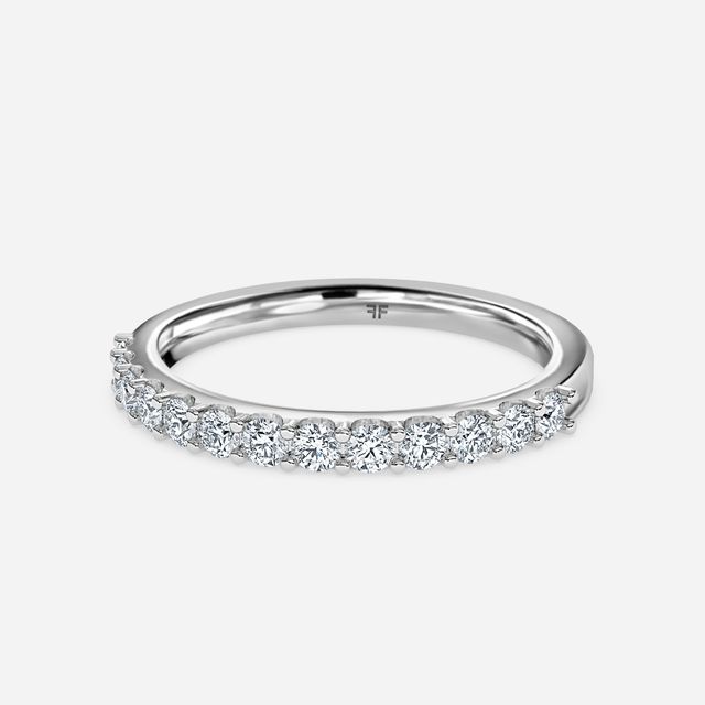 Vaze 2.00mm Wedding Ring In White Gold
