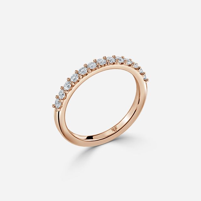 Vaze 2.00mm Wedding Ring In Rose Gold
