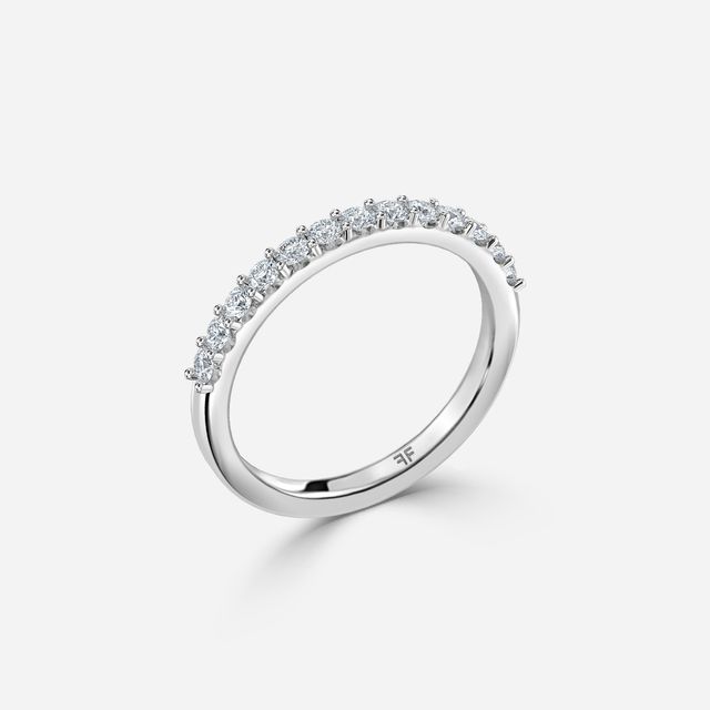 Vaze 2.00mm Wedding Ring In White Gold