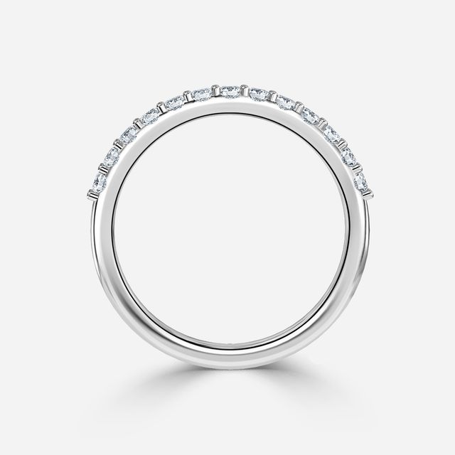 Vaze 2.00mm Wedding Ring In White Gold