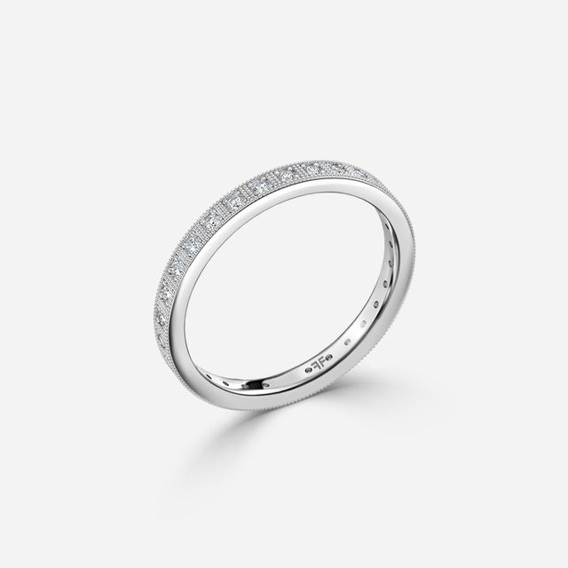 Cecily Wedding Ring In White Gold