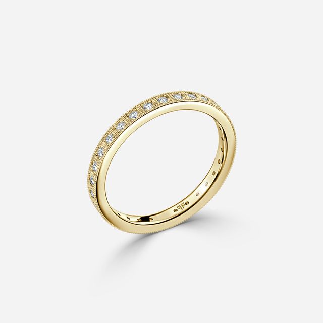 Cecily Wedding Ring In Yellow Gold