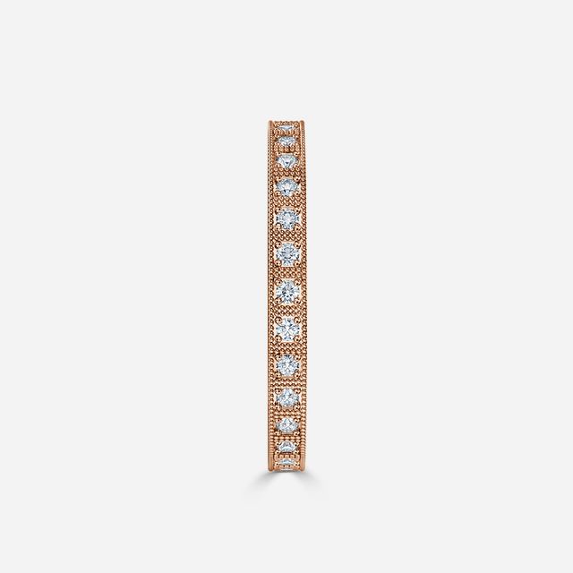 Cecily Wedding Ring In Rose Gold