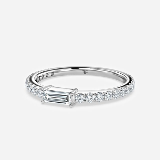 Amelie Wedding Ring In White Gold- 1.70mm