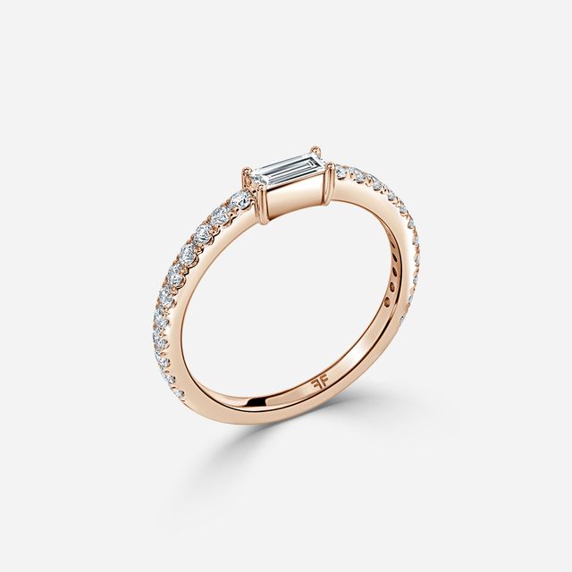 Amelie Wedding Ring In Rose Gold- 1.70mm