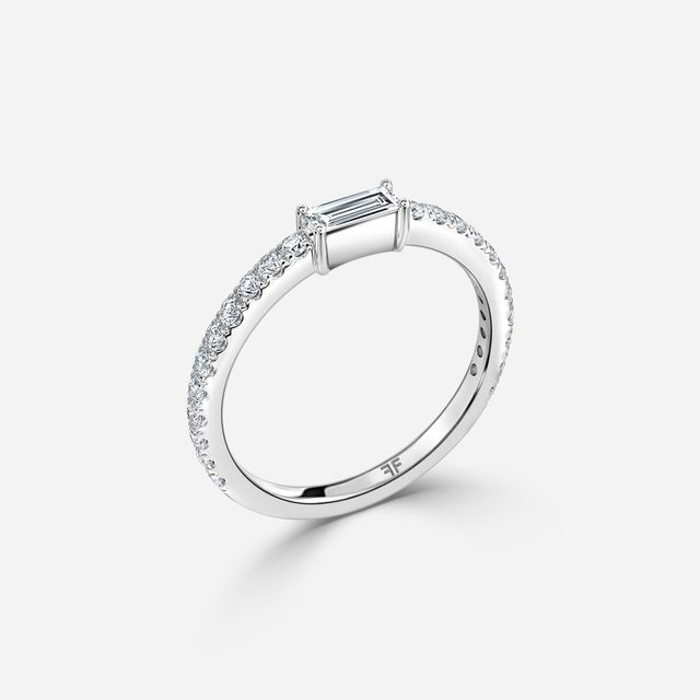 Amelie Wedding Ring In White Gold- 1.70mm